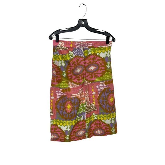 Trina Turk Womens Straight & Pencil Skirt Size 2 Pink Printed Beach NWOT - Picture 1 of 9